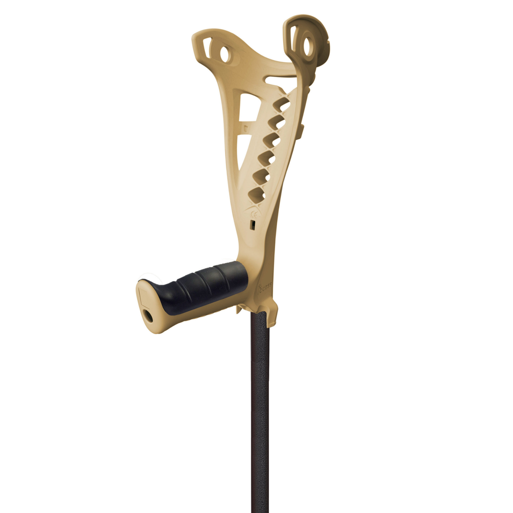 Access Safewalk forearm crutches in beige