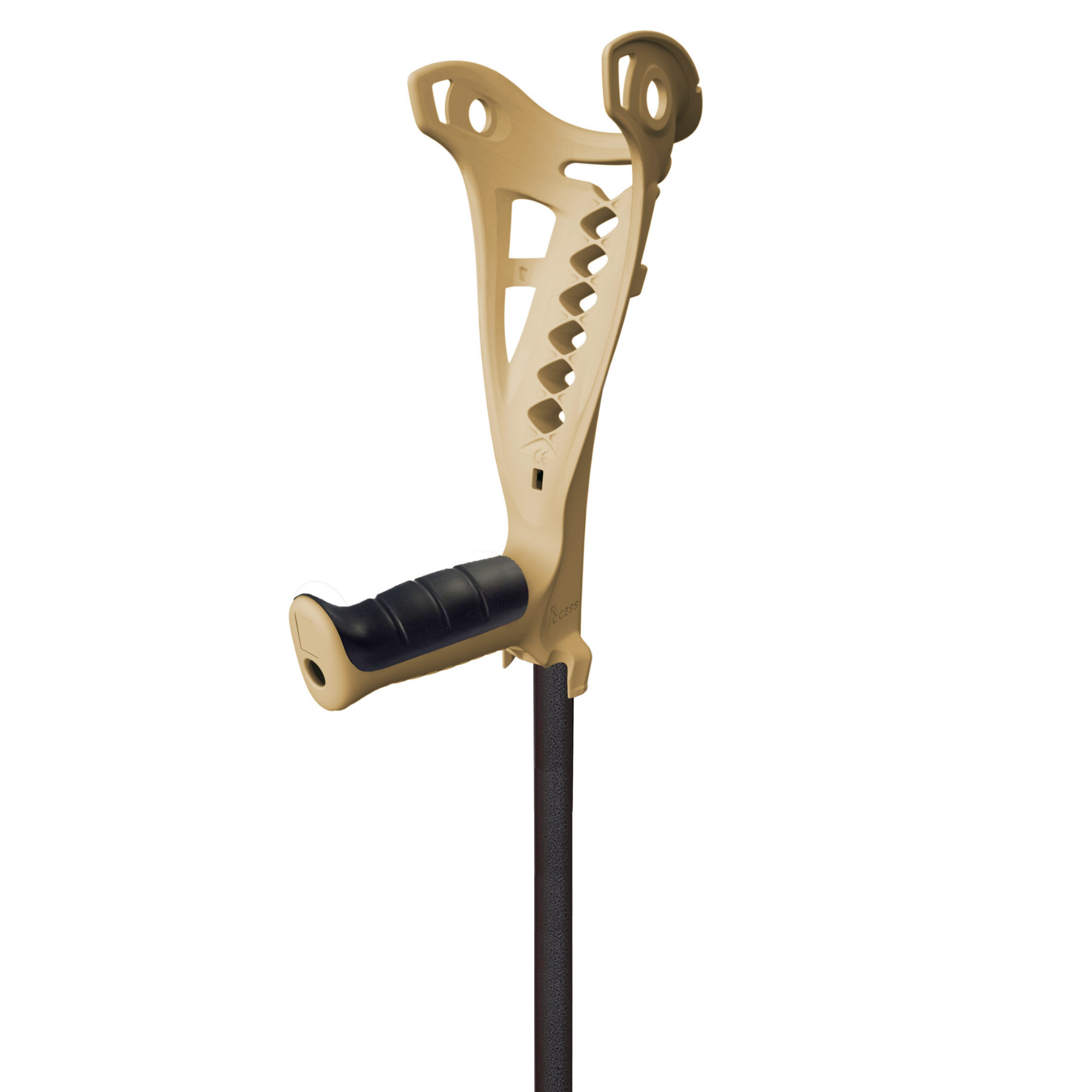 Access Safewalk forearm crutches in beige