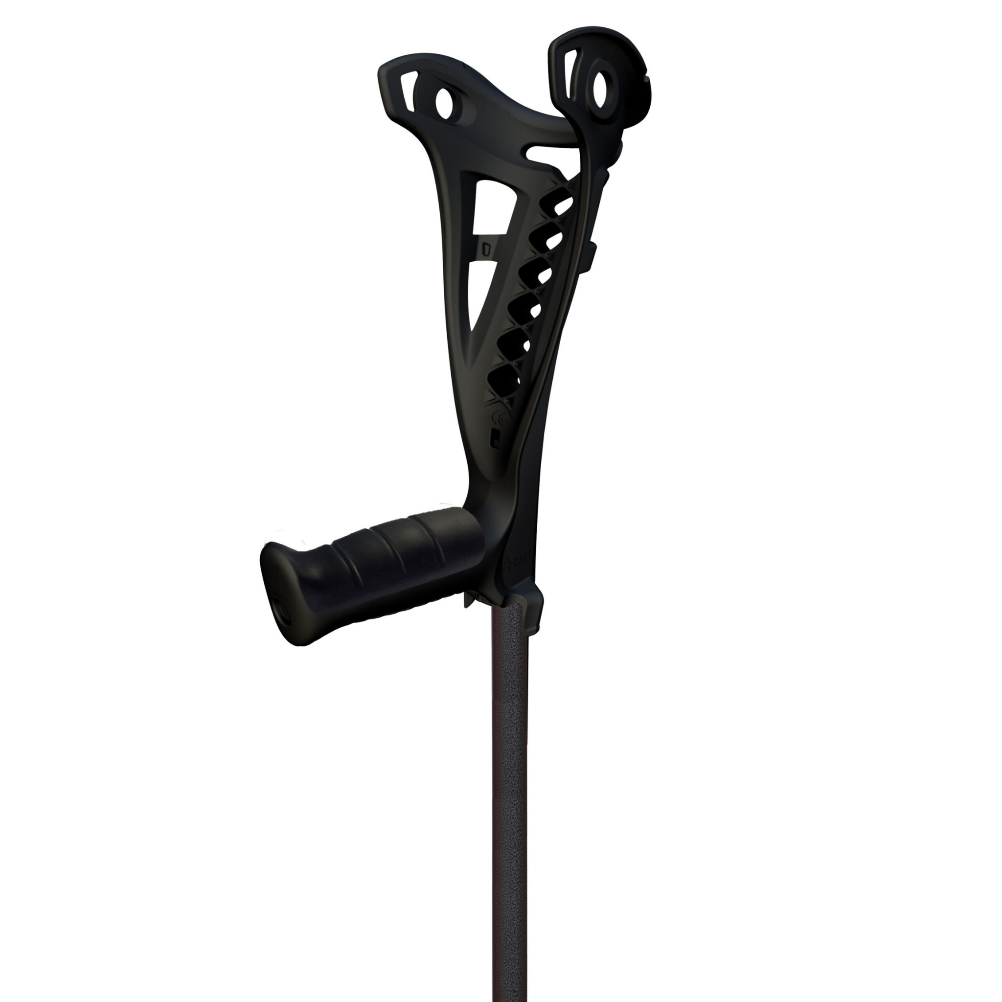 Access Safewalk forearm crutches in black