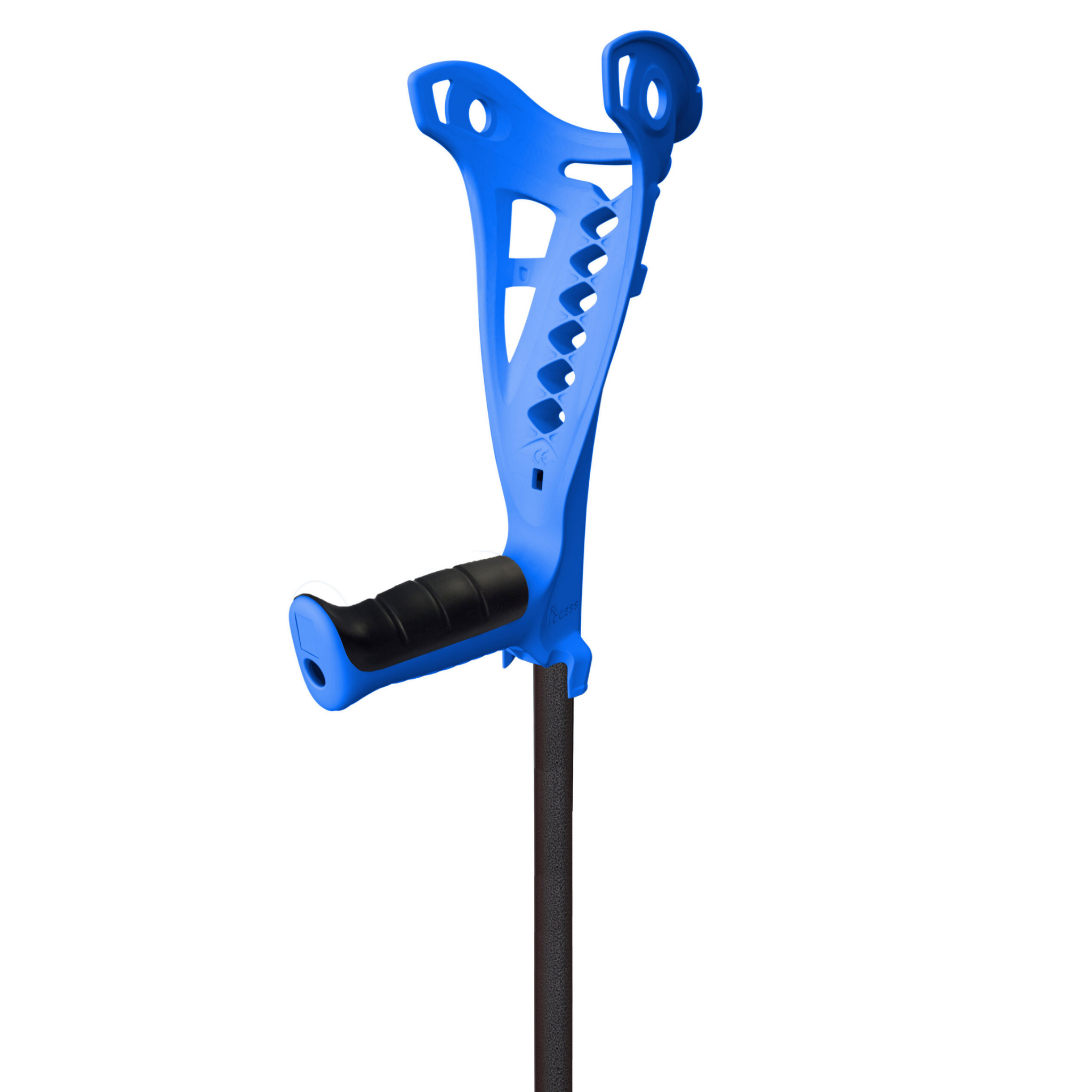 Access Safewalk forearm crutches in blue