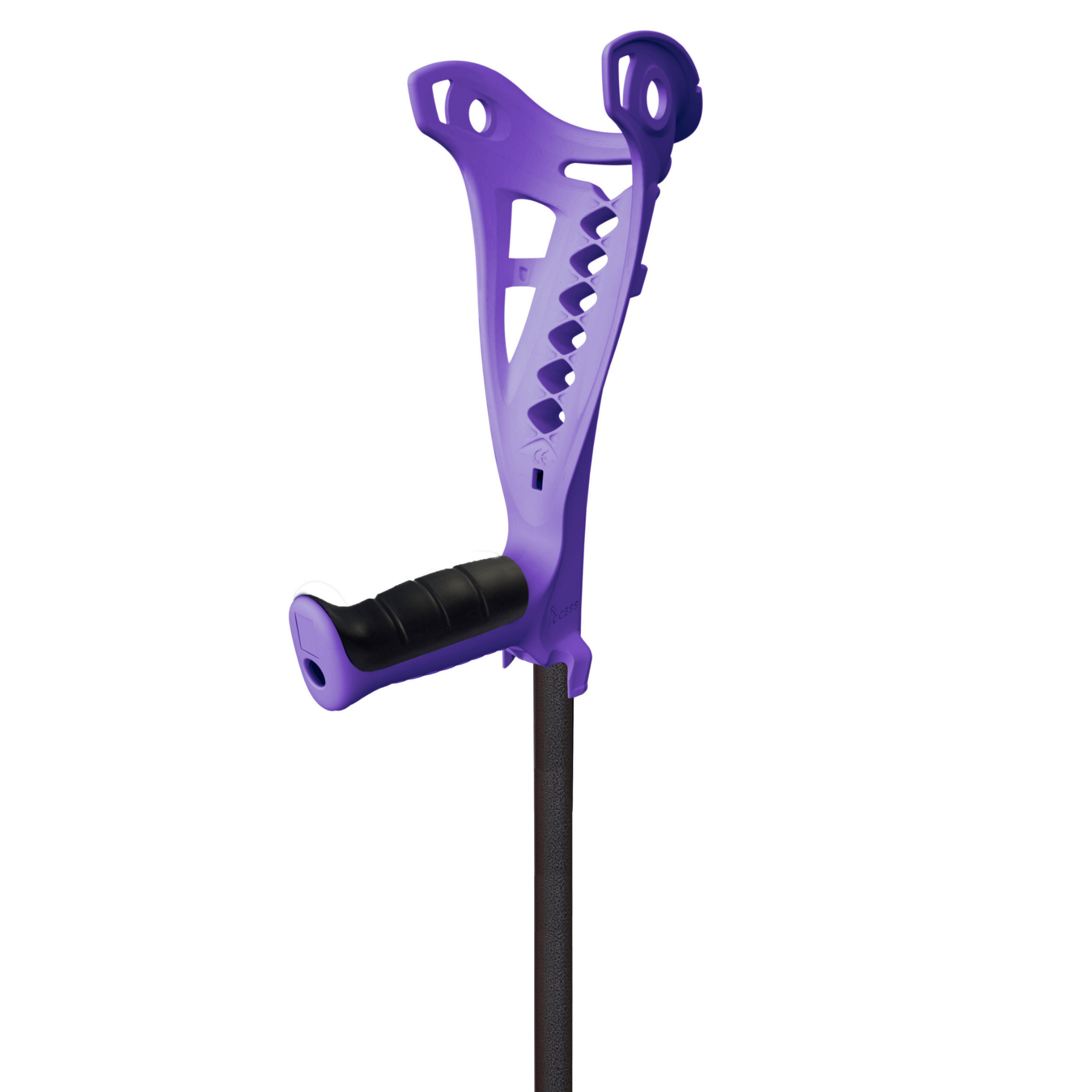 Access Safewalk forearm crutches in violet