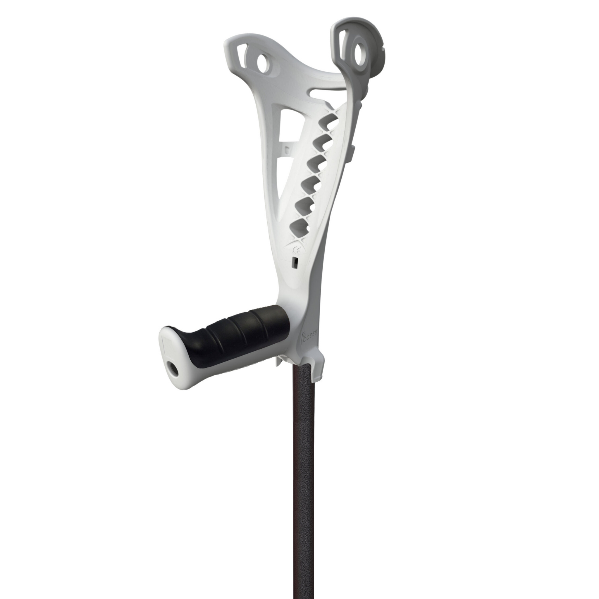 Access Safewalk forearm crutches in white