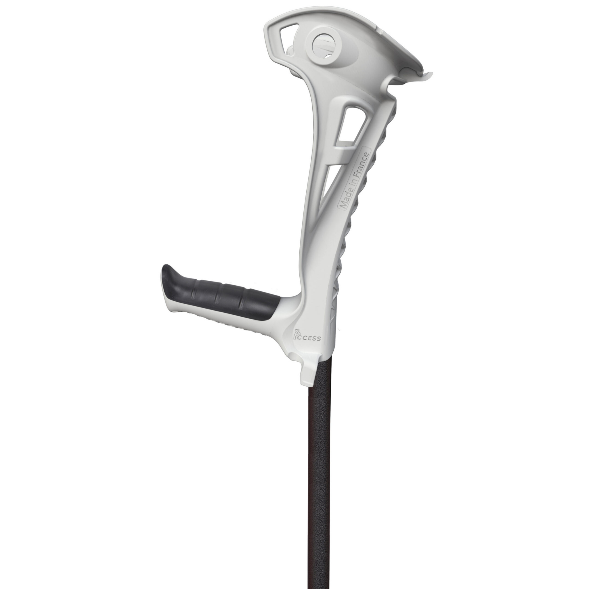 Access Safewalk forearm crutches in white