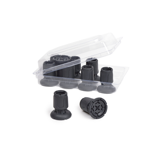 Crutch and walking stick anti-slip base