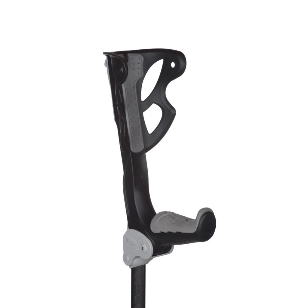 ErgoDynamic forearm crutches in black