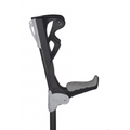 ErgoDynamic forearm crutches in black
