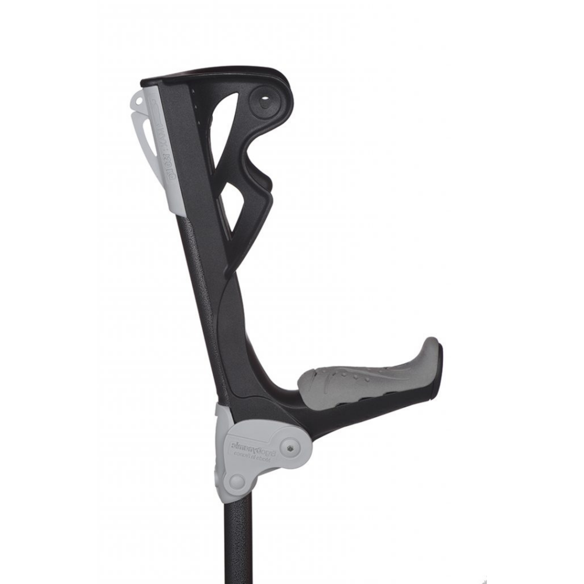 ErgoDynamic forearm crutches in black