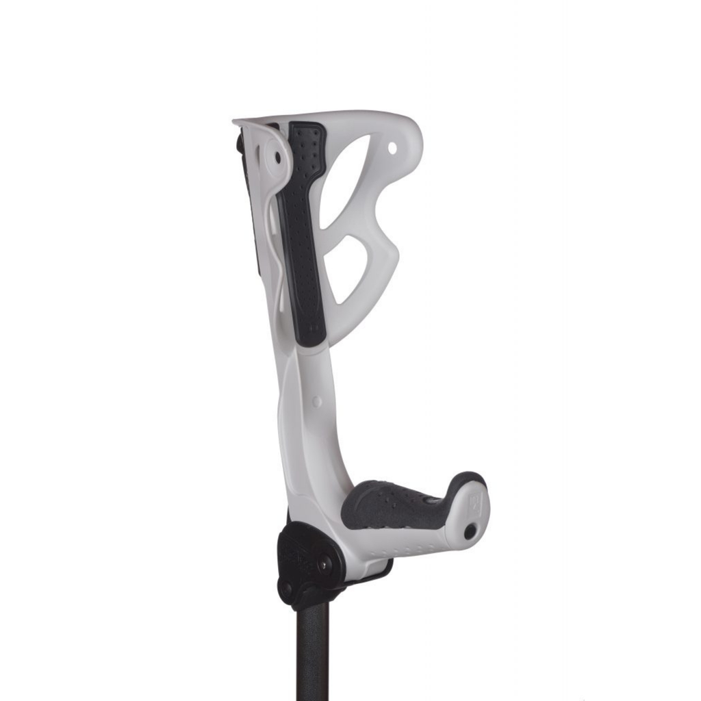 ErgoDynamic forearm crutches in white