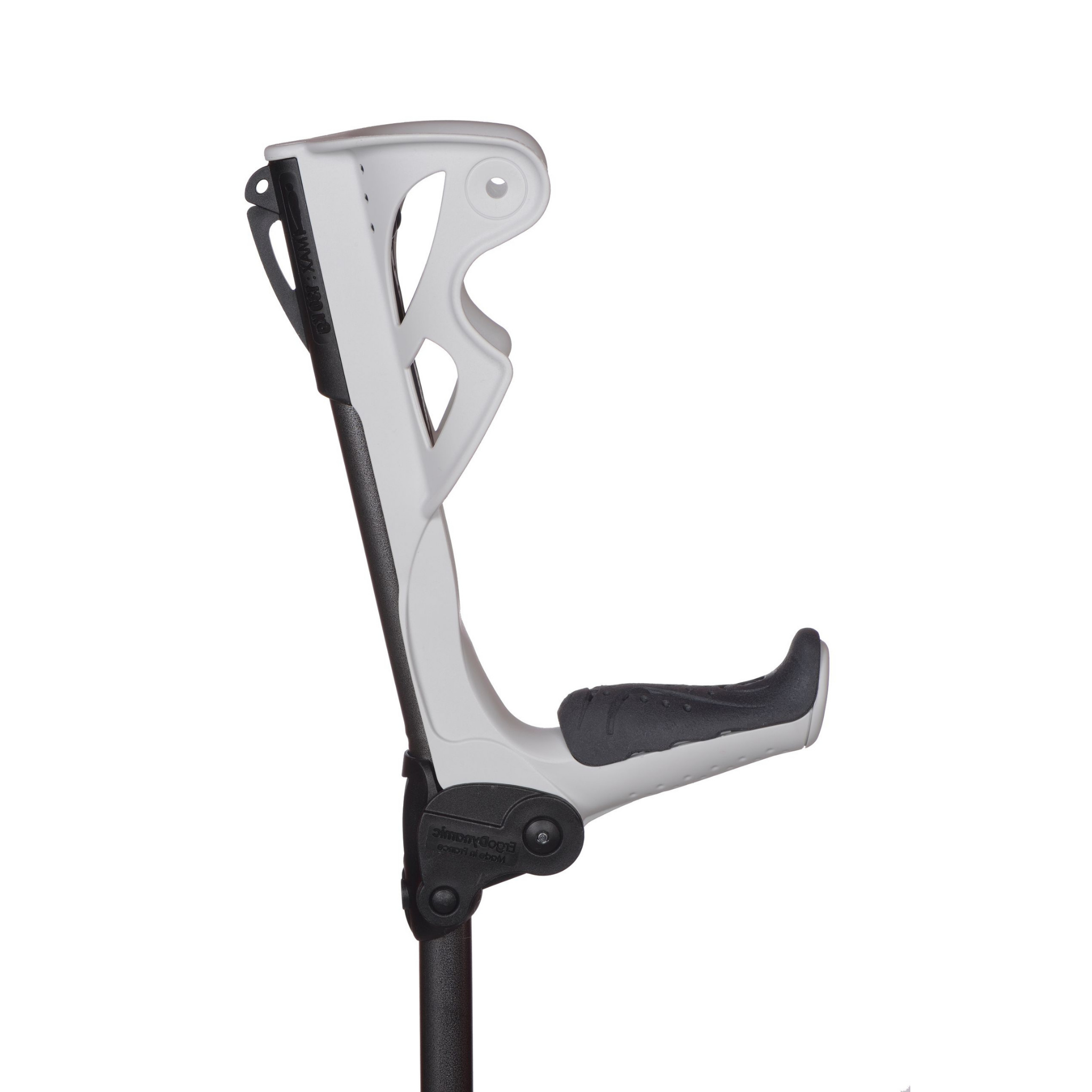 ErgoDynamic forearm crutches in white