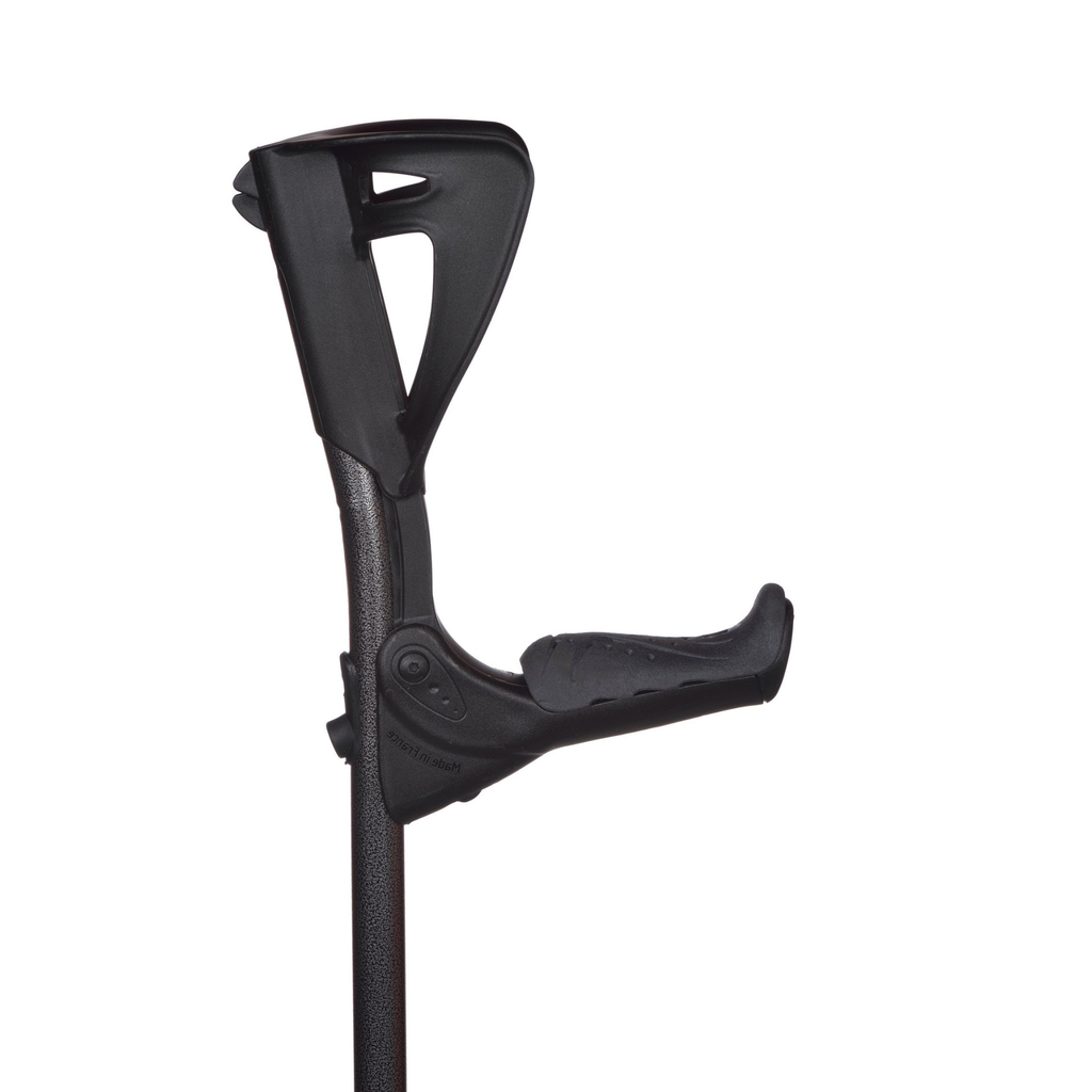 Ergotech forearm crutches in black