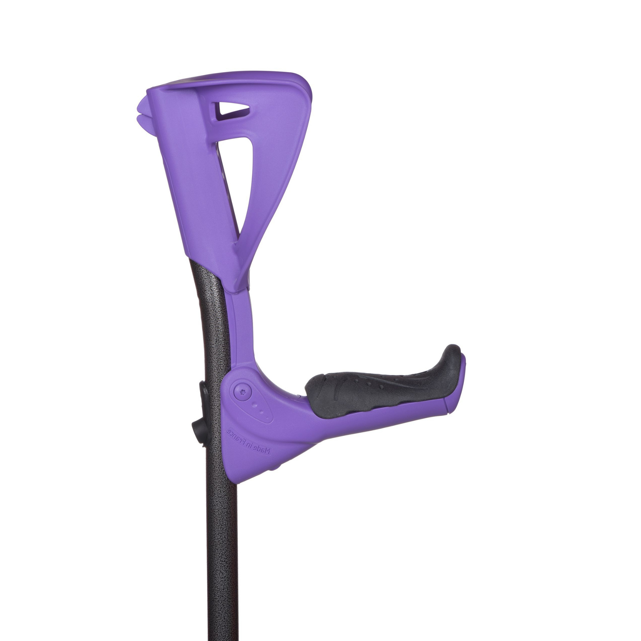 Ergotech forearm crutches in violet