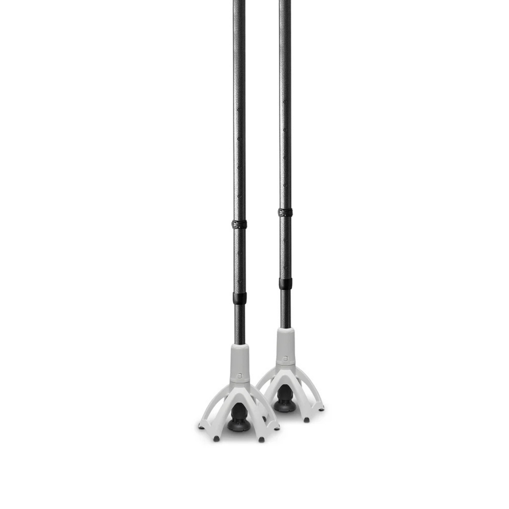 Elbow crutch tripod attachment