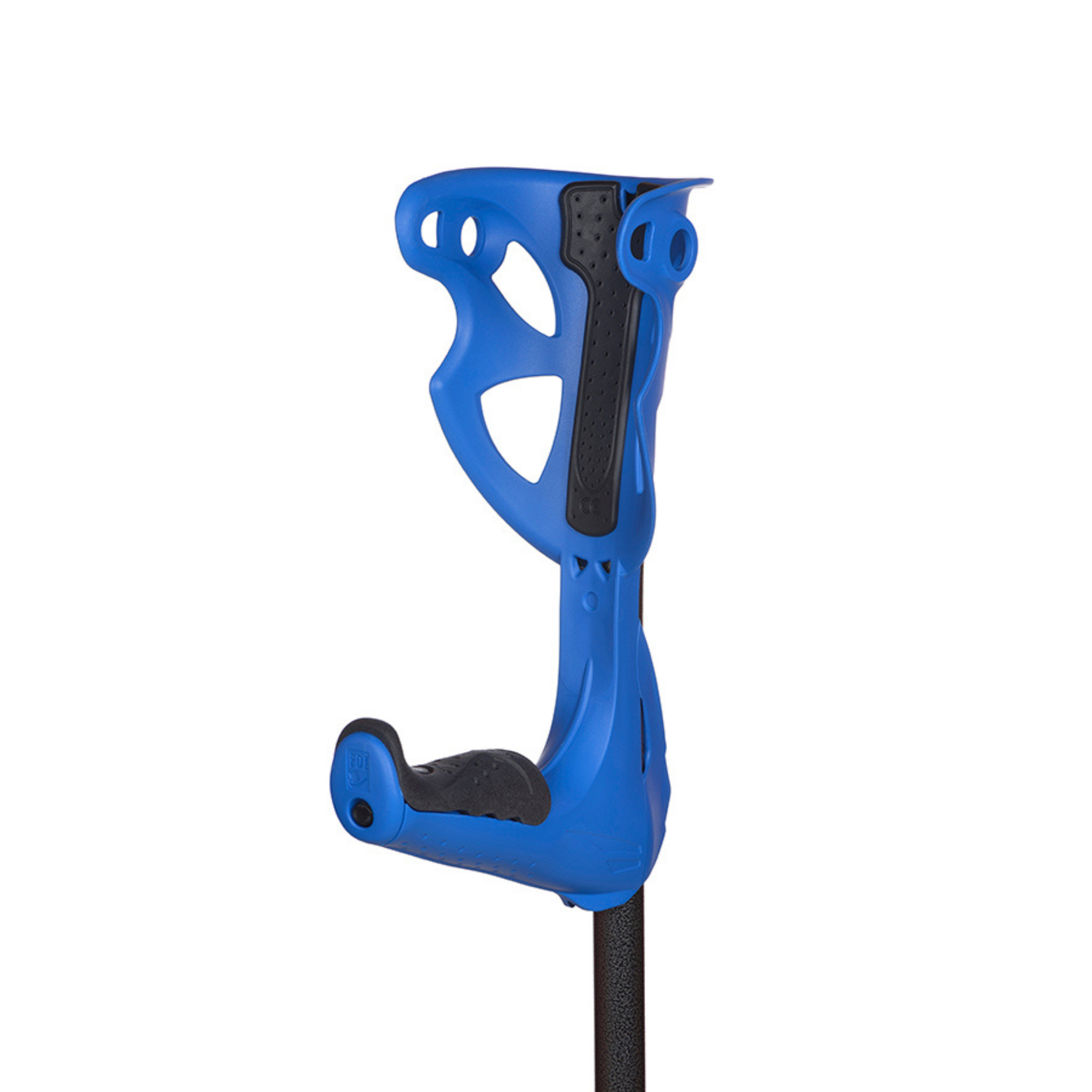 Opti-Comfort forearm crutches in blue