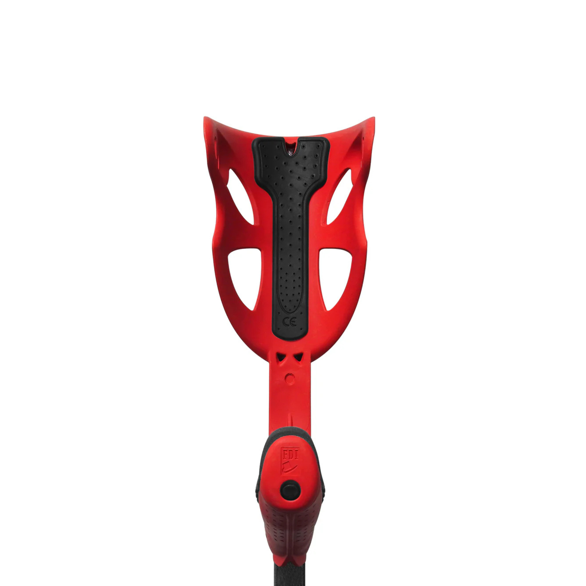 Opti-Comfort forearm crutches in red