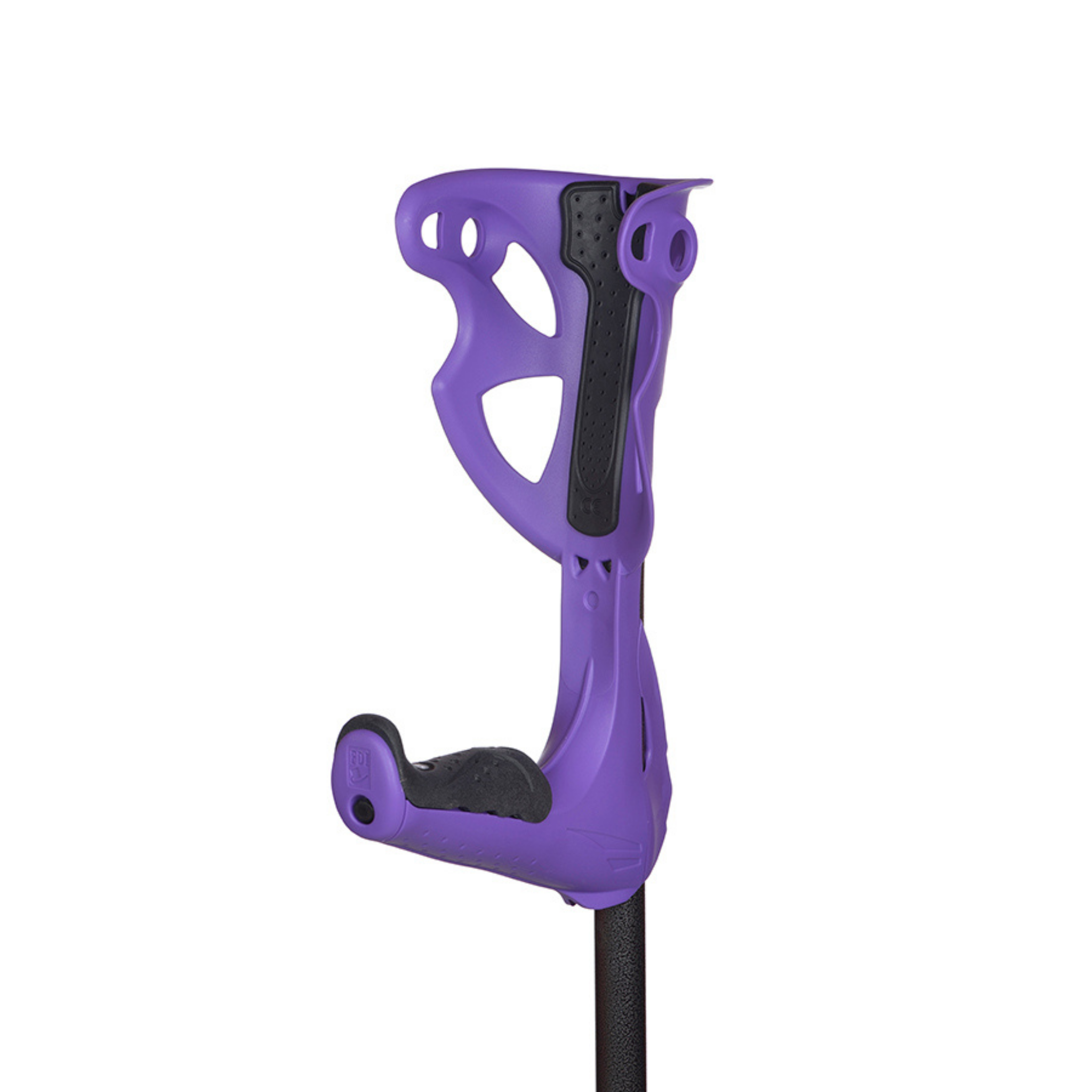 Opti-Comfort forearm crutches in violet