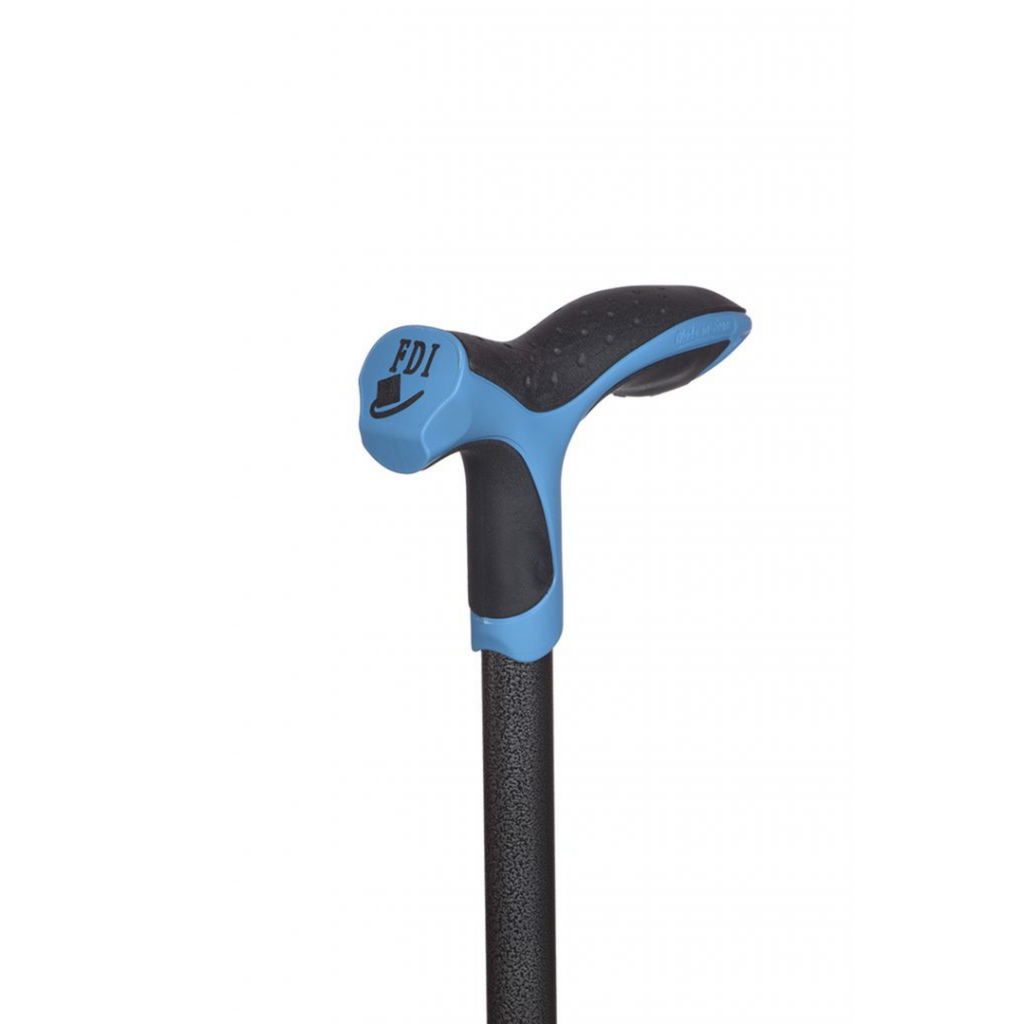 Soft Step walking stick in blue